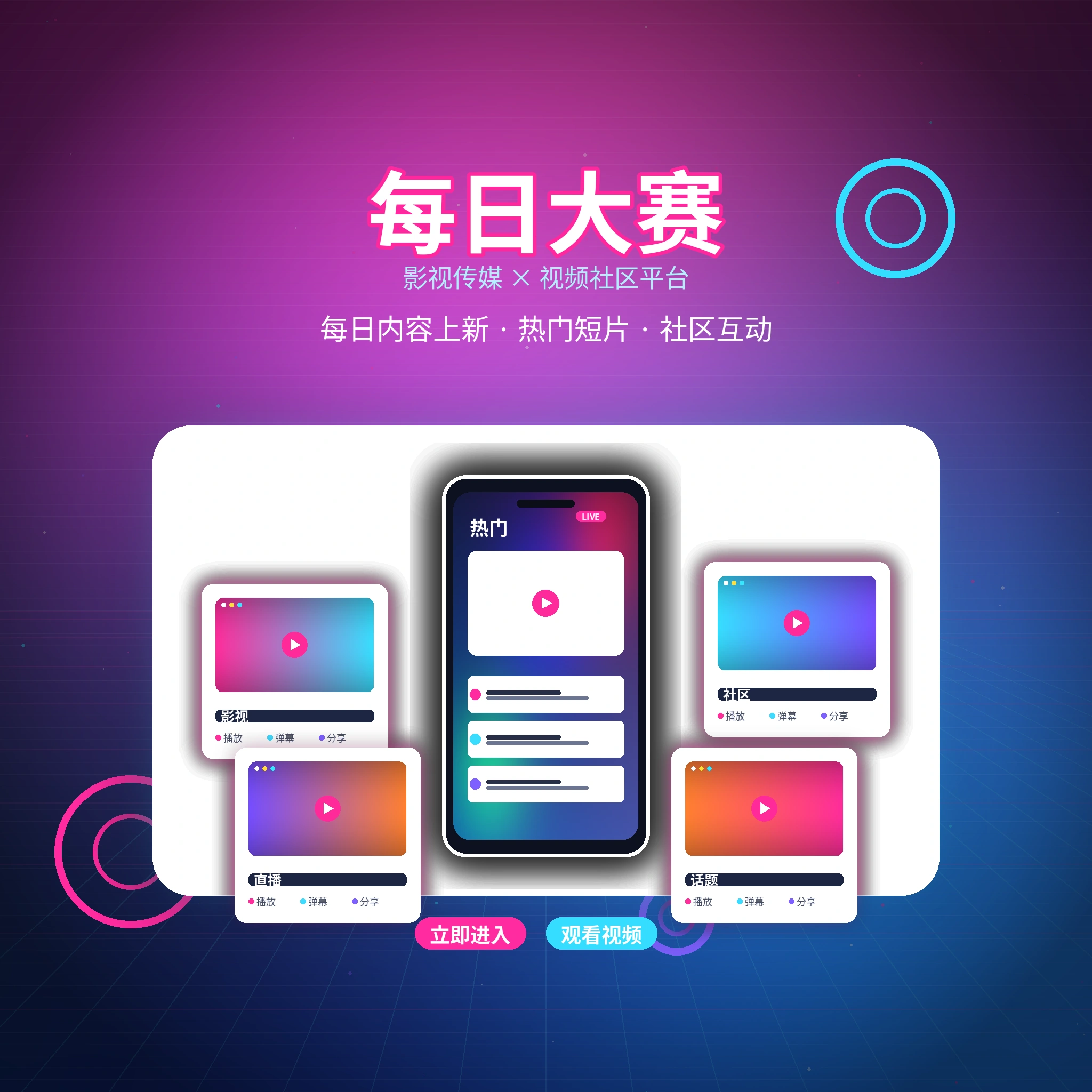 每日大赛品牌背景与影视传媒服务理念